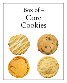 Box of 4 Core Cookies