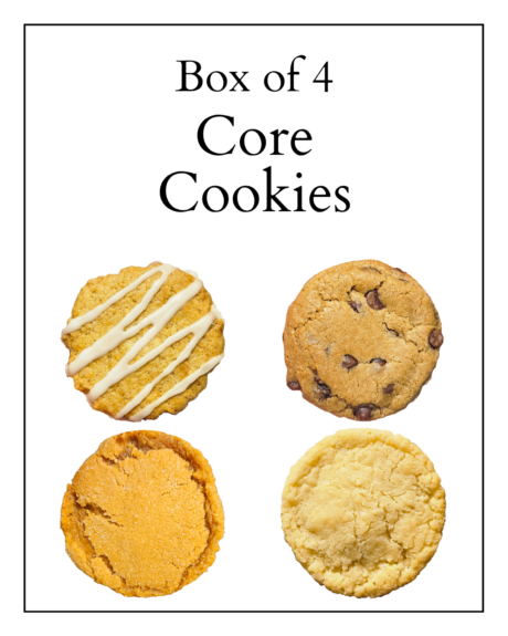 Box of 4 Core Cookies