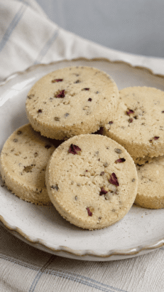 Cardamom & Rose Shortbread (Box of 12)